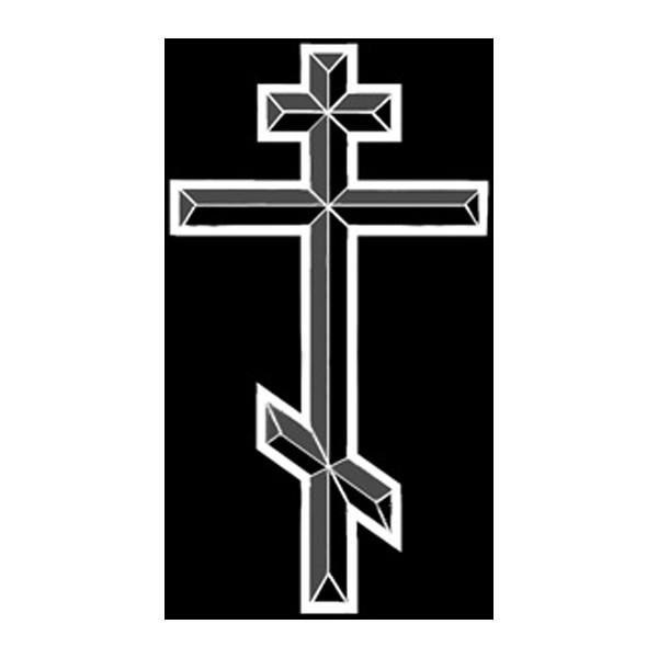 Крест на памятник гравировка-11